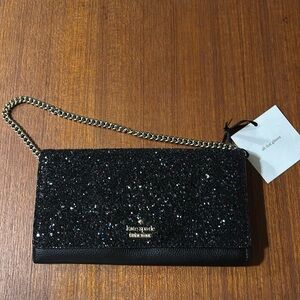 Kate Spade all that glitters clutch NWT